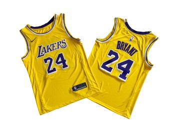 Los Angeles Lakers #24 Kobe Bryant Gold 2020-21 Swingman Icon Edition Jersey