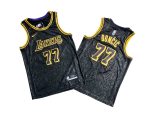 Los Angeles Lakers Luka Dončić Black Swingman Jersey