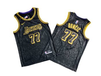 Los Angeles Lakers Luka Dončić Black Swingman Jersey