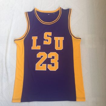 Louis 23 purple embroidered jersey