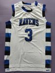 Lucas Scott Basketball Brothers Movie # 3 white embroidered jersey
