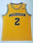 Michigan No. 2 Jordan Poole yellow jersey