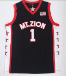 Mount Zion Christian Academy McGrady No.1 black jersey