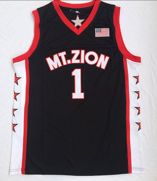 Mount Zion Christian Academy McGrady No.1 black jersey