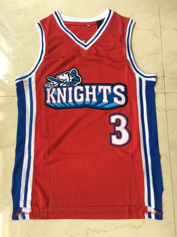 Movie KNIGHT No. 3 red jersey