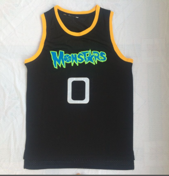 Movie No. 0 black embroidered jersey