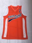 Movie Uncle Drew # 2 orange embroidered jersey