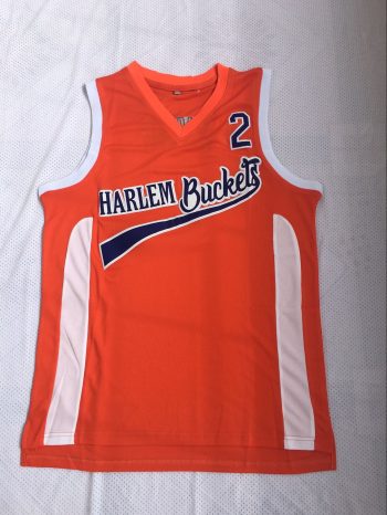 Movie Uncle Drew # 2 orange embroidered jersey