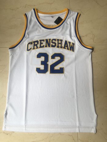 Movie number 32 white mesh jersey
