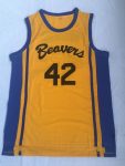Movie number 42 yellow embroidered jersey