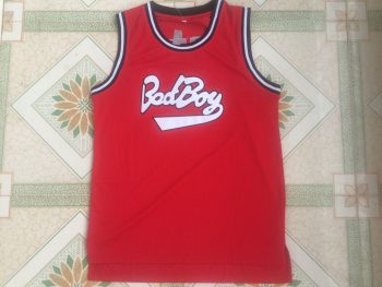 Movie version 72 red silver double embroidered jersey
