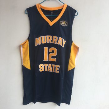 Murray State University Jia - Morant 12 blue embroidered jersey