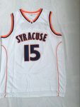 NCAA Anthony University No. 15 white embroidered jersey