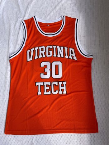 NCAA Curry University No. 30 red embroidered jersey