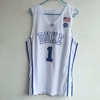 NCAA Duke Irving # 1 White fan version jersey