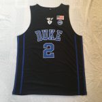 NCAA Duke No. 2 Cam Reddish black embroidered jersey