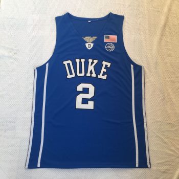 NCAA Duke No. 2 Cam Reddish blue embroidered jersey