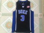 NCAA Duke No. 3 Grayson Allen black embroidered jersey