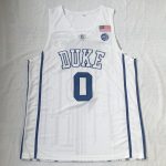 NCAA Duke Tatum No. 0 white jersey