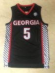 NCAA Edwards # 5 black jersey
