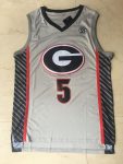 NCAA Edwards # 5 gray jersey