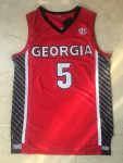 NCAA Edwards # 5 red jersey