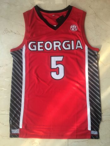 NCAA Edwards # 5 red jersey