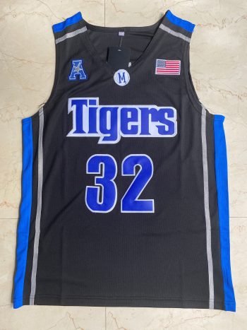 NCAA James Wiseman No. 32 black college jersey