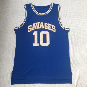 NCAA Rodman # 10 blue college jersey