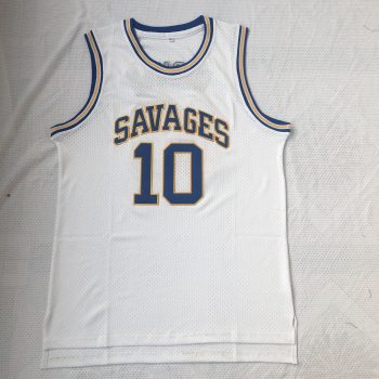 NCAA Rodman # 10 white college jersey