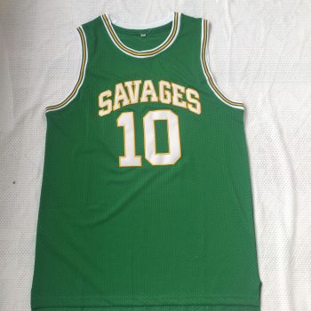 NCAA Rodman No. 10 green college jersey