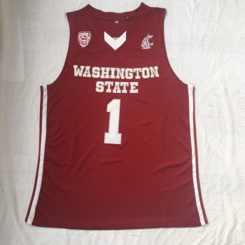 NCAA Thompson # 1 red college jersey