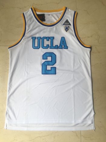 NCAA UCLA No. 2 Lonzo Ball white jersey