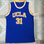 NCAA UCLA No. 31 Miller blue embroidered basketball jersey