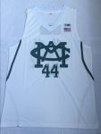NCAA University of Michigan No. 44 white embroidered jersey