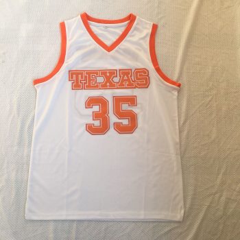 NCAA University of Texas No. 35 Durant white embroidered jersey