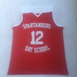 NCAA Zion Williamson No. 12 high school red embroidered jersey