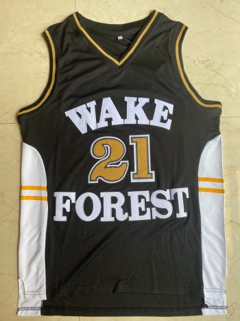 NCAA21 Duncan black embroidered college jersey