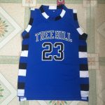 Nathan Scott Basketball Brothers Movie # 23 blue jersey basketball jersey