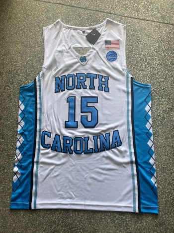 No. 15 North Carolina white jersey