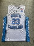 No. 23 North Carolina white jersey