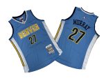 Nuggets No. 27 Light Blue 16-17 Mitchell throwback jersey - Kareem Abdul-Jabbar. Murray