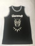 Panthers # 1 black embroidered jersey