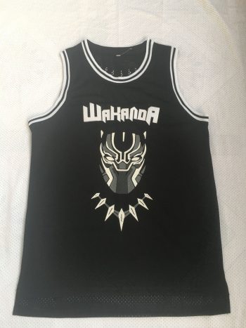 Panthers # 1 black embroidered jersey