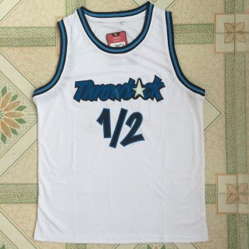 Penny Hardaway white vintage embroidered new fabric jersey