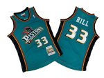 Pistons 33 Green 98-99 season Mitchell throwback jersey - Grant. Hill