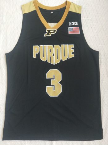 Purdue No. 3 Carson Edwards black jersey