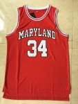 Red college jersey No. 34 Byas