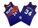 SUNS No. 34 Purple 92-93 Mitchell throwback jersey - Charles. Buckley