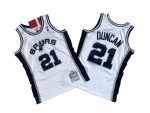 San Antonio Spurs Tim Duncan Mitchell & Ness White 98-99 Swingman Jersey.